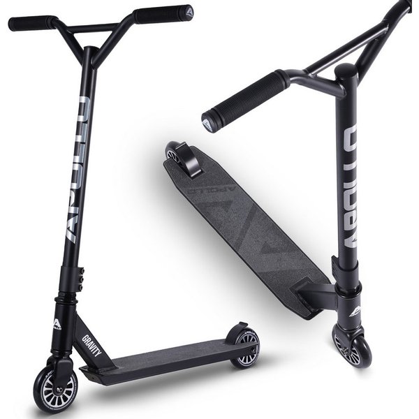 Apollo Stuntscooter Gravity - Fun-Kickscooter für Kinder und Teenager, Hohe Belastbarkeit (bis 100kg) und einfaches Handling.