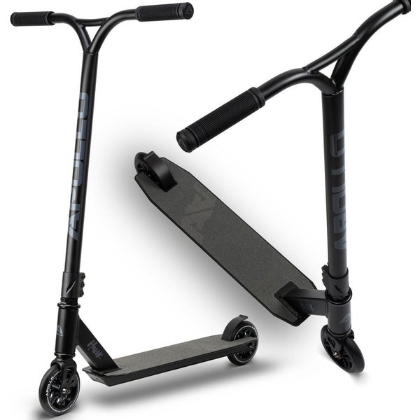 Apollo Stuntscooter Hawk - Scooter für Erwachsene, Jugendliche und Kinder ab 6 Jahren, extra breite Trittfläche & stabiler Lenker