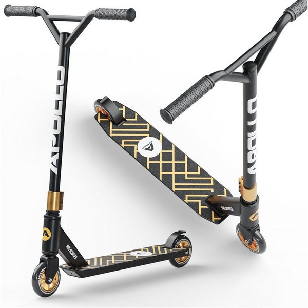 Apollo Stuntscooter Kinder Freestyle Kickscooter Genius Pro, Kinderroller Trick Roller Kinder und Erwachsene
