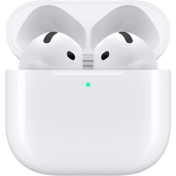 Apple AirPods 4 ANC wireless In-Ear-Kopfhörer (Transparenzmodus, integrierte Steuerung für Anrufe und Musik, kompatibel mit Siri, Siri, Bluetooth)