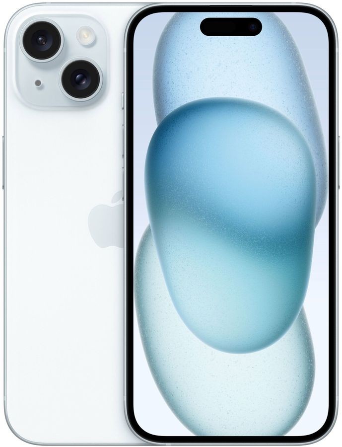 Apple iPhone 15 256GB Blau Dual SIM iOS Smartphone 6,1" Display Ohne Simlock