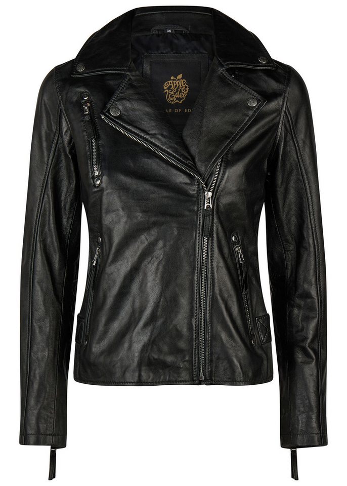 Apple of Eden Lederjacke taillierte Schnittform – Bild 2 von 5