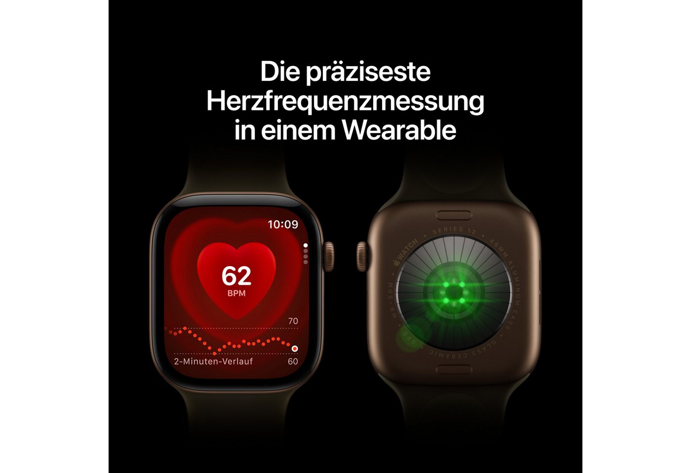 Apple Watch Series 12 Aluminium Smartwatch (4,6 cm/1,81 Zoll, Watch OS) – Bild 3 von 5