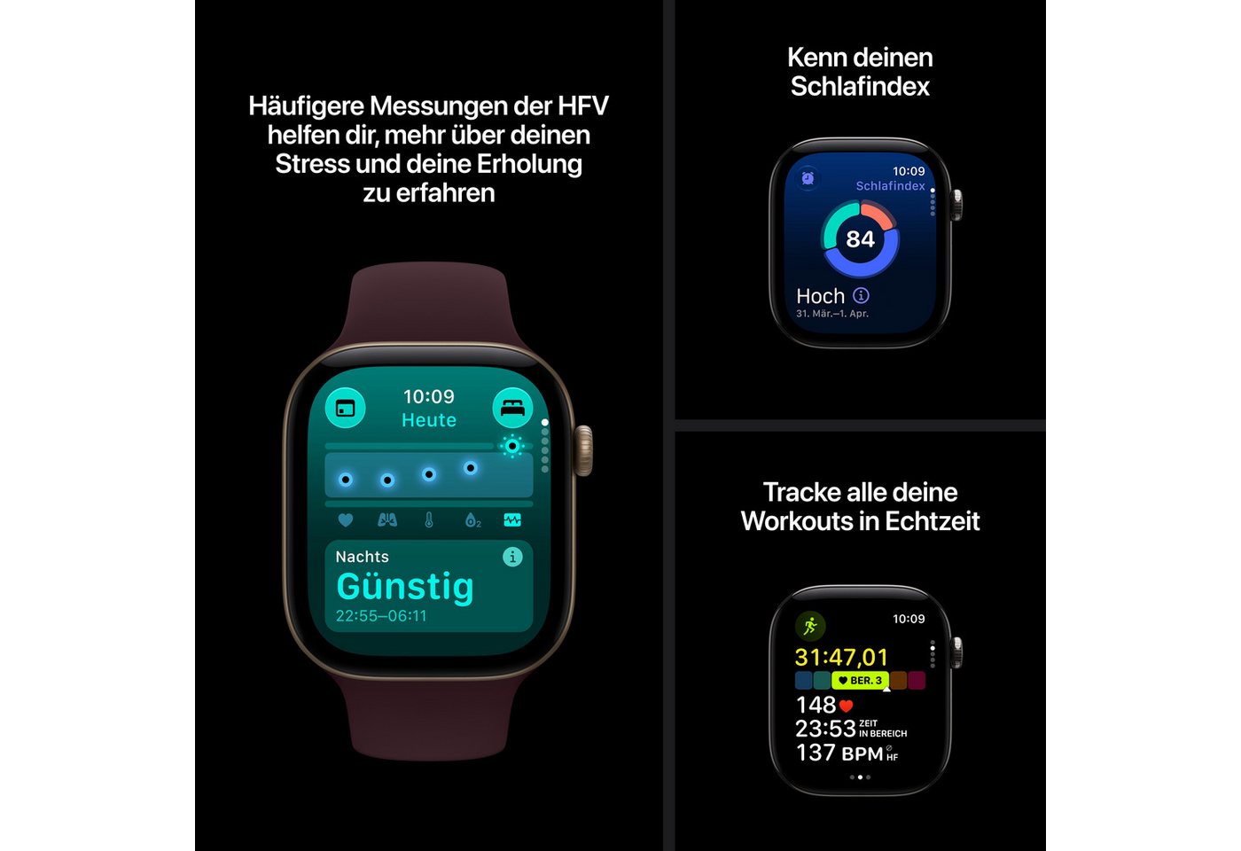 Apple Watch Series 12 Aluminium Smartwatch (4,6 cm/1,81 Zoll, Watch OS) – Bild 5 von 5
