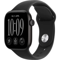 Aluminium schwarz mit Sportarmband S/M schwarz