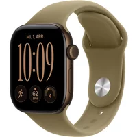 Aluminium dunkelbronze mit Sportarmband S/M oliv