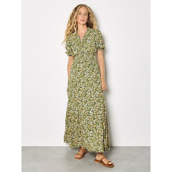 Apricot Maxikleid Maxikleid Druck