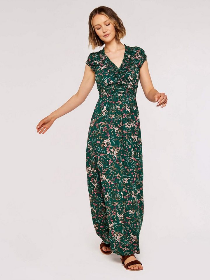 Apricot Maxikleid Maxikleid mit Blumenmuster – Bild 3 von 4