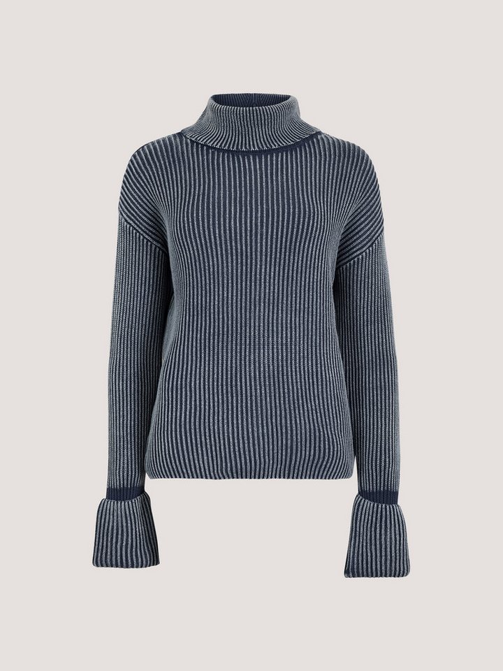 Apricot Rollkragenpullover Rollkragenpullover mit Rippstrick und Stonewashed-Effekt – Bild 5 von 5