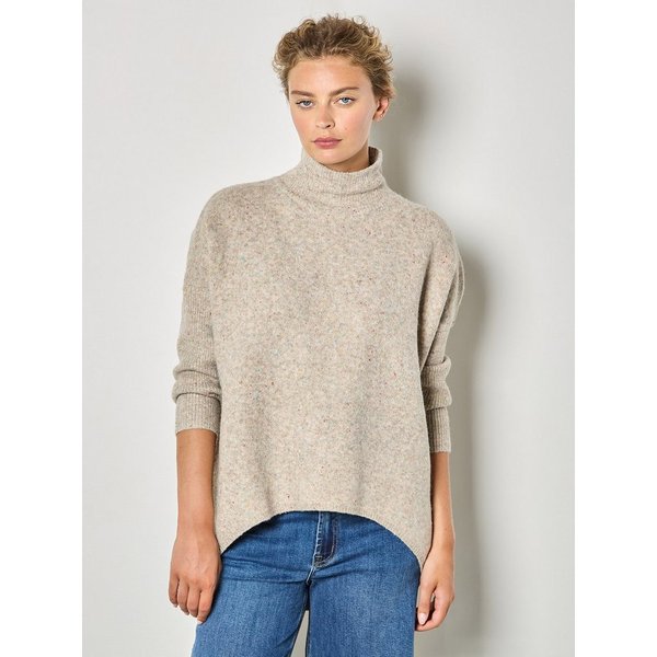 Apricot Rollkragenpullover Rollkragen-Cape in Oversize