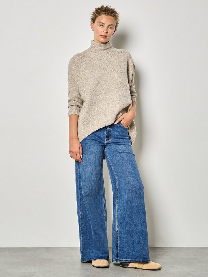 Apricot Rollkragenpullover Rollkragen-Cape in Oversize – Bild 2 von 4