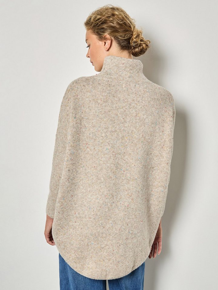 Apricot Rollkragenpullover Rollkragen-Cape in Oversize – Bild 4 von 4