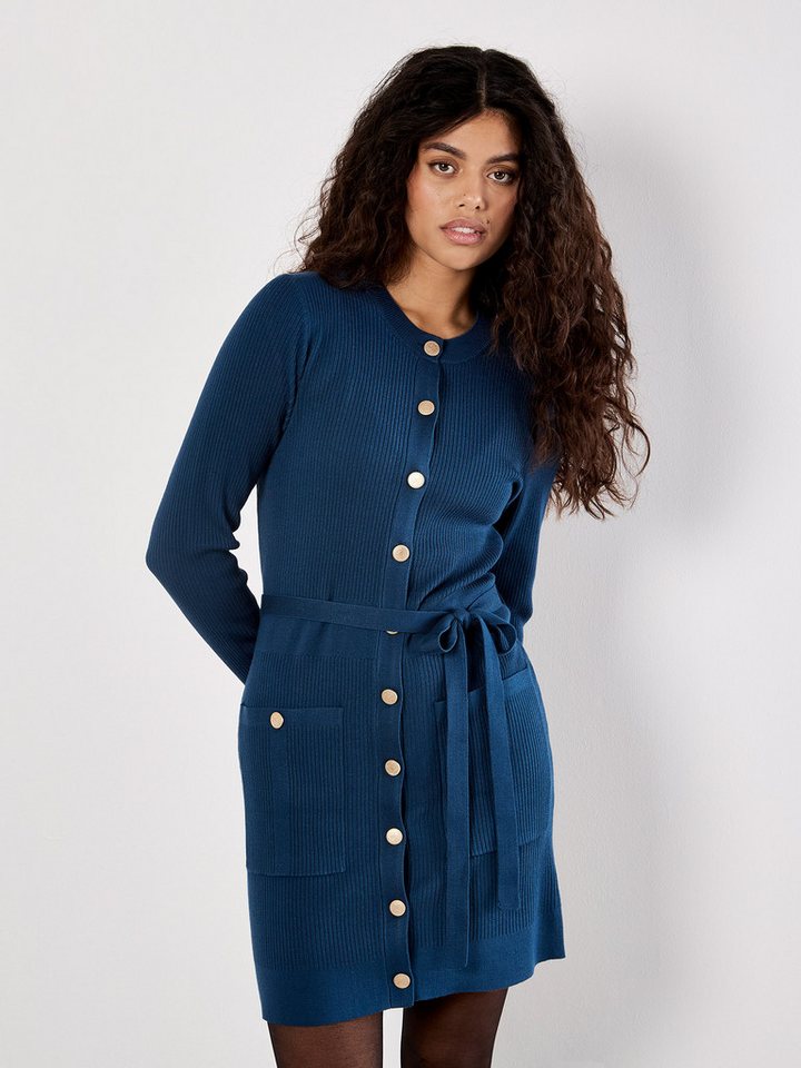 Apricot Strickkleid Minikleid (2-tlg., 2-teilig) mit auffälliger Knopfleiste – Bild 2 von 4