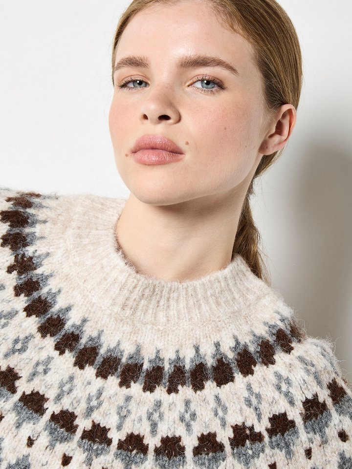 Apricot Strickpullover Strickpullover im Norwegerstil – Bild 3 von 5