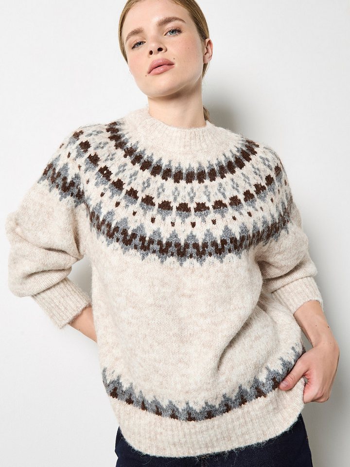 Apricot Strickpullover Strickpullover im Norwegerstil – Bild 4 von 5