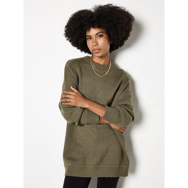 Apricot Strickpullover Strickpullover im Oversized-Stil