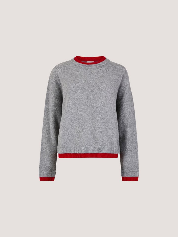 Apricot Strickpullover Pullover im Lagenlook mit abgesetzten Abschlüssen – Bild 5 von 5