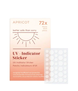 APRICOT UV Indicator Sticker better safe than sorry Körpermaske · 72 Stk