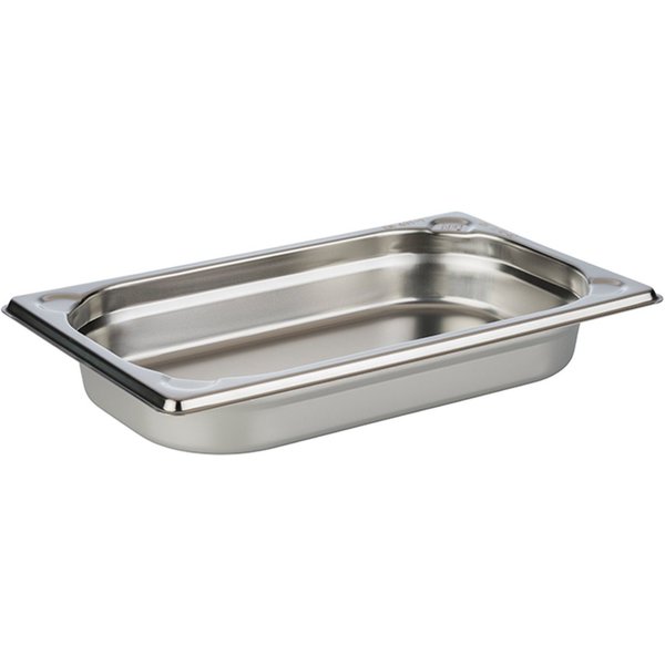 APS Aufbewahrungssystem GN 1/4 Behälter 26,5 x 16,2 cm, Edelstahl, (1-tlg), Gastronorm-Behälter, zum Anrichten und Lagern von Speisen