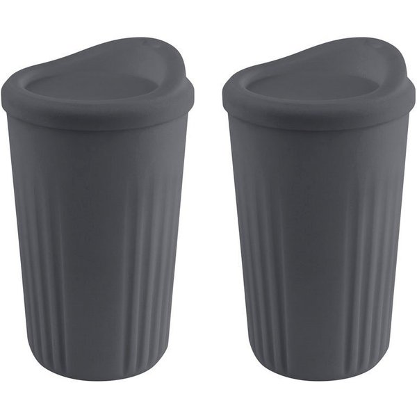 APS Becher TO GO, Kunststoff, Ø 8,5 cm, Inhalt 400 ml, 2-teilig