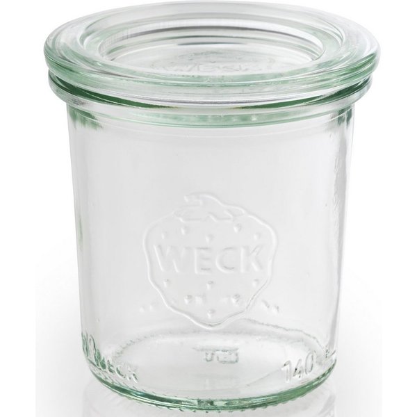 APS Einmachglas Weck, Glas, (Set, 12-tlg), vielseitig einsetzbar, zum Präsentieren/Bevorraten/Einfrieren, Deko