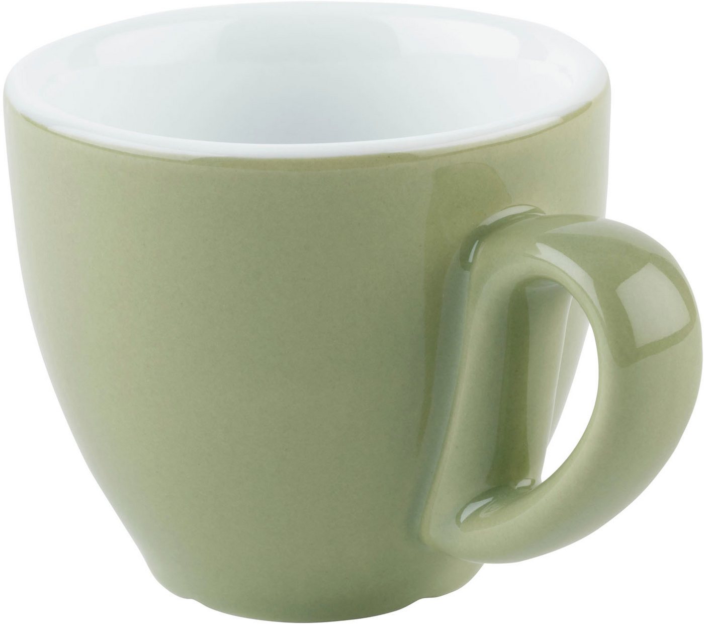APS Espressotasse 6er Set Espresso Tassen -SNUG-, 6-tlg., Porzellan, für Heißgetränke aller Art geeignet – Bild 3 von 3