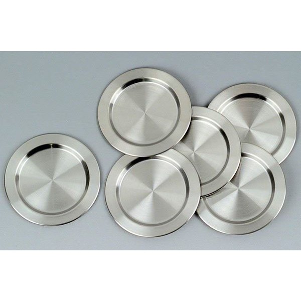 APS Glasuntersetzer ROLLO, Set, 6-tlg., Edelstahl 18/8, Ø 12 cm