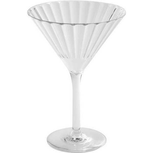 APS Martiniglas PERFECTION, 200 ml, aus Tritan-Kunststoff, 12-tlg., Kunststoff, elegante Trinkbecher in Glasoptik – ideal für stilvollen Genuss