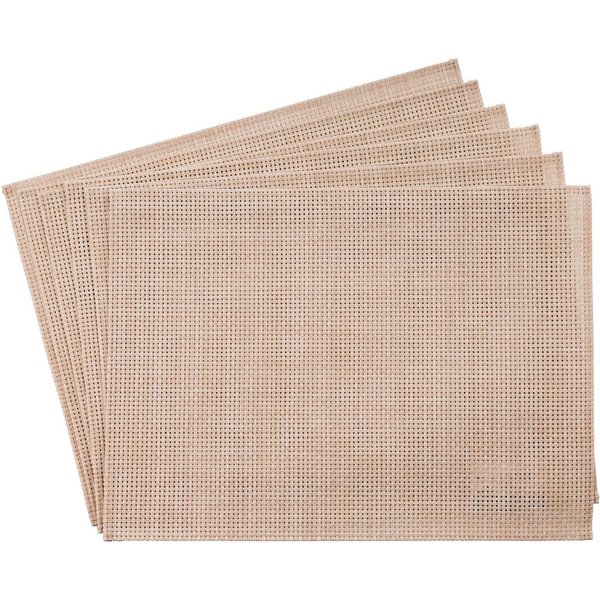 APS Platzset Schmalband, (6-St), mit umgenähten Rand, leicht abwischbar, 45x33 cm