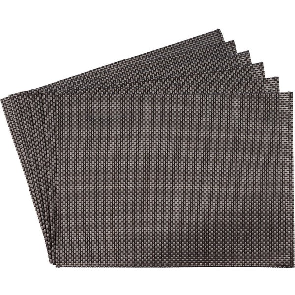 APS Platzset Schmalband, (6-St), mit umgenähten Rand, leicht abwischbar, 45x33 cm