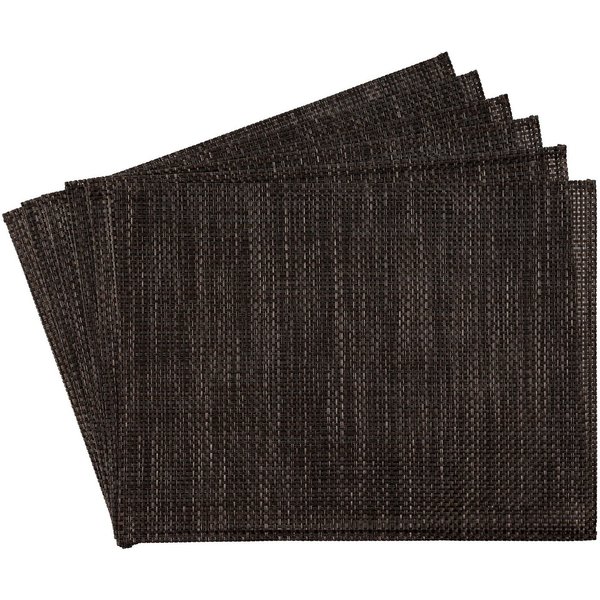 APS Platzset Schmalband, (6-St), mit umgenähten Rand, leicht abwischbar, 45x33 cm