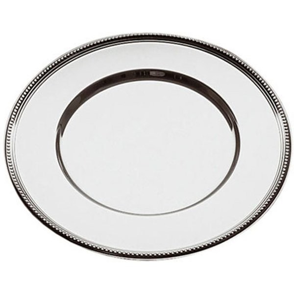 APS Platzteller, Edelstahl, Ø 33 cm, mit Perlrand