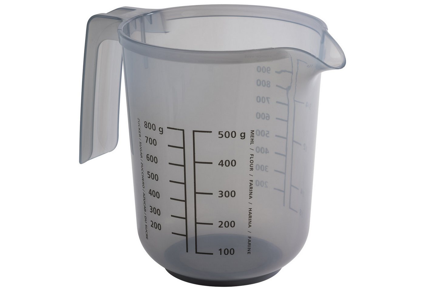 APS Rührschüssel - Rührbecher mit Deckel, inklusive Spritzschutz, Kunststoff, (1-tlg), Ø 12,5 cm, Höhe 16 cm, 1 Liter, aus Polypropylen – Bild 3 von 5