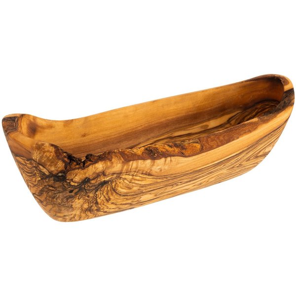 APS Servierschale OLIVE, Massivholz, jedes Stück ein Unikat, 25x8,5 cm