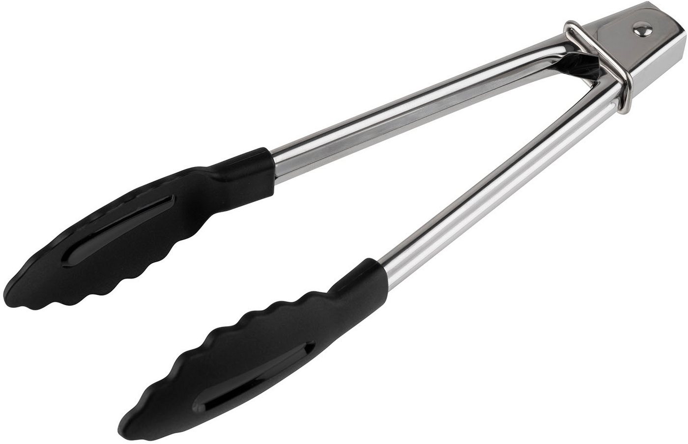 APS Servierzange Universalzangen im 2er Set, Länge 18 cm, aus Edelstahl, Greifer aus Polyamid – Bild 2 von 4