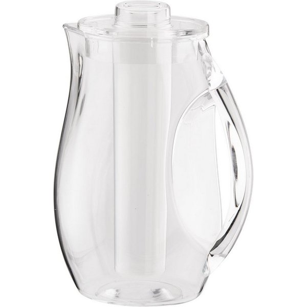 APS Wasserkaraffe, (1-tlg), mit Eiswasser-Röhre, aus Kunststoff, 2,8 Liter, 19 x 13 cm, H: 27 cm