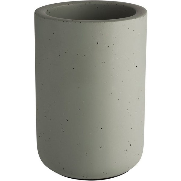 APS Wein- und Sektkühler Element, Maße ca. Ø 12 cm, Höhe 19 cm, Innendurchmesser ca. 9,5 cm, aus Naturstein, für Flaschen und Getränke, auch als Vase einsetzbar