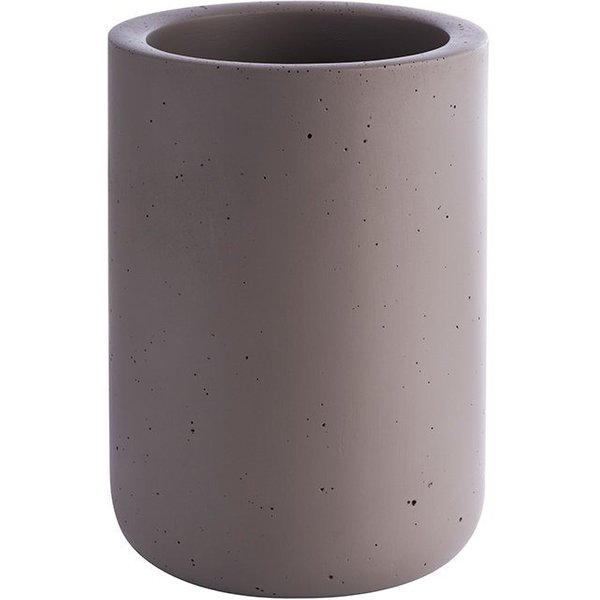 APS Wein- und Sektkühler Element, Maße ca. Ø 12 cm, Höhe 19 cm, Innendurchmesser ca. 9,5 cm, aus Naturstein, für Flaschen und Getränke, auch als Vase einsetzbar