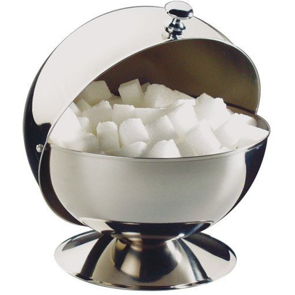 APS Zuckerdose, Edelstahl, (1-tlg), mit Rolldeckel