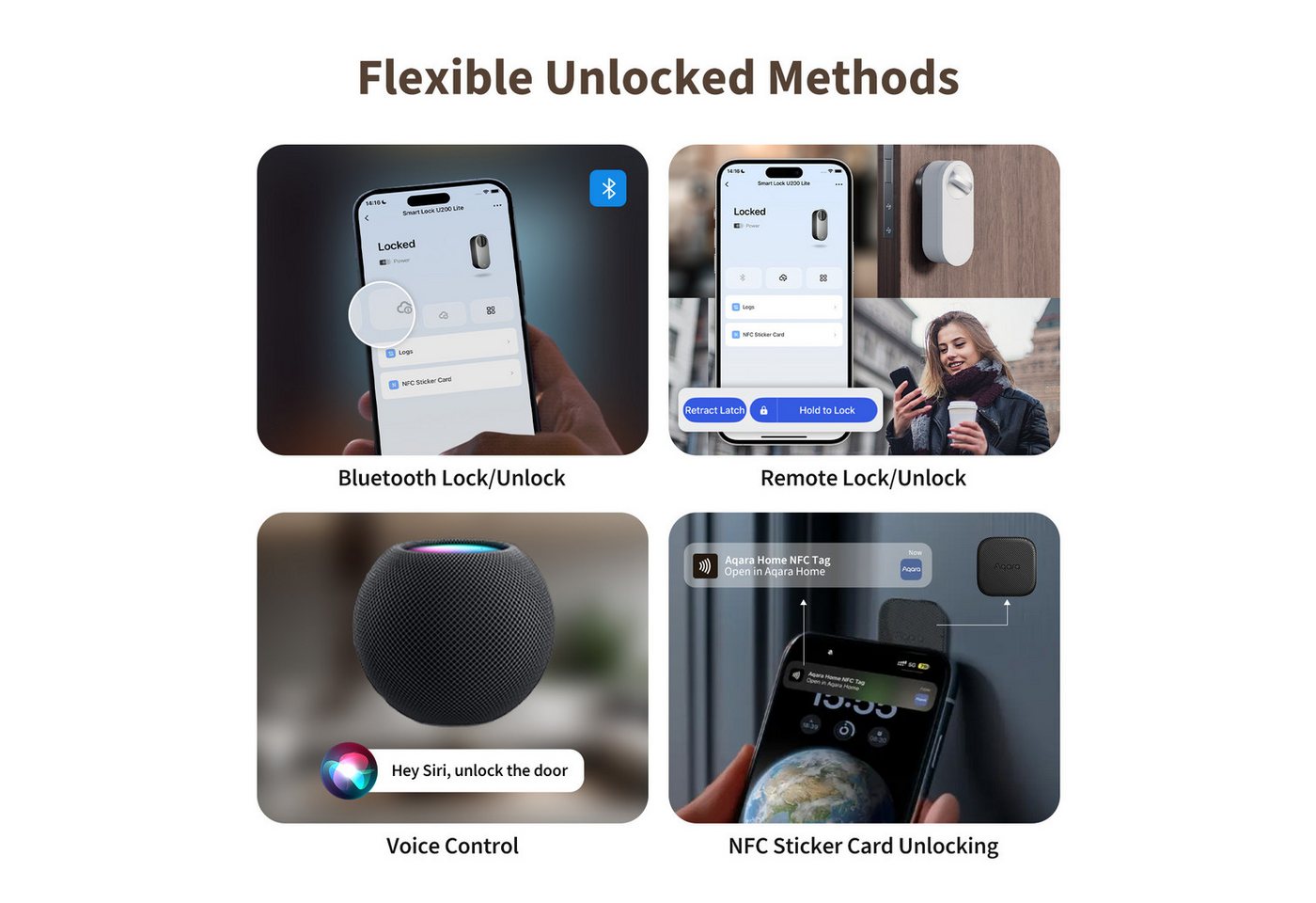 Aqara - Smart Lock U200 Smart-Home-Steuerelement – Bild 4 von 5