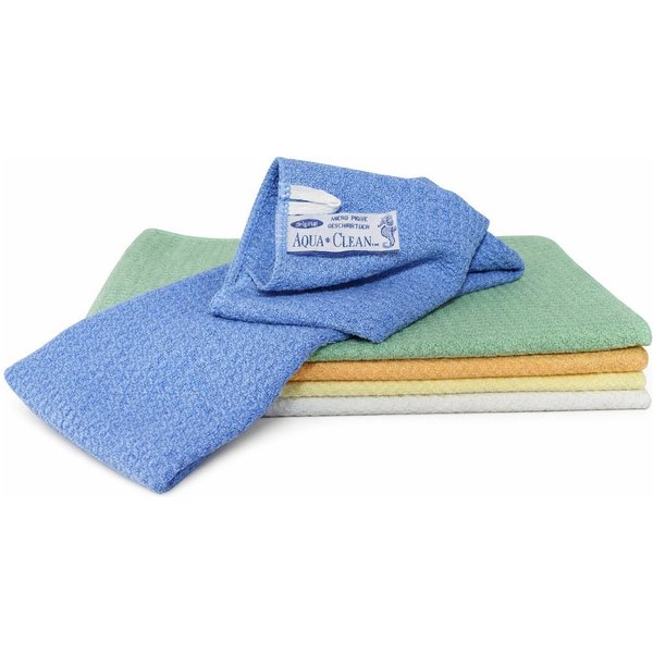 AQUA CLEAN Geschirrtuch Pique Mikrofaser, (5-tlg), Extra saugstark, streifenfrei und mit Piqué-Waffelstruktur