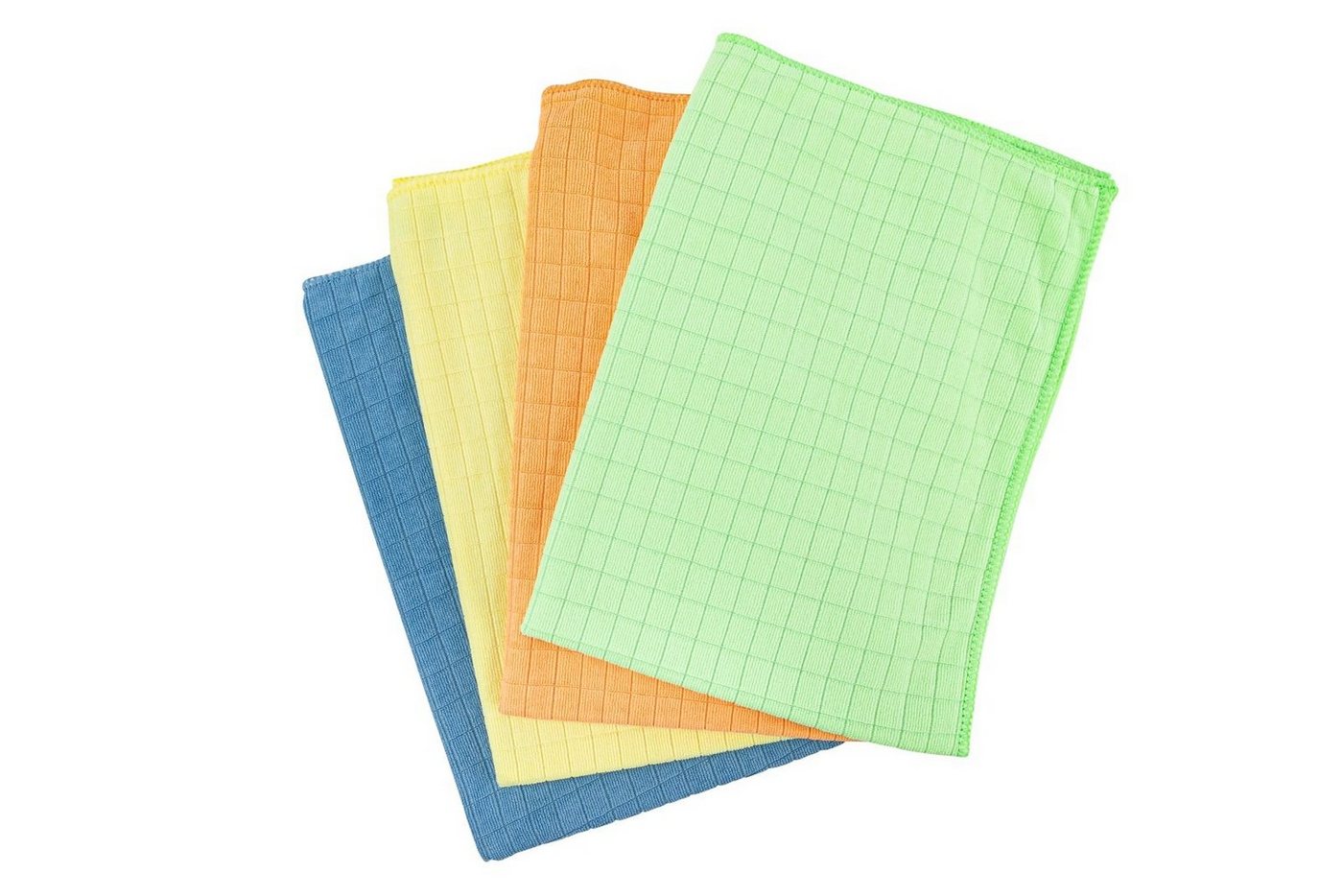 AQUA CLEAN Geschirrtuch Sonnenschein 4er Set, (4 Geschirrtücher, je ca. 45 x 65 cm, bunt gemischt), Bis zu 8-fache Wasseraufnahme, saugstark und streifenfrei – Bild 3 von 3