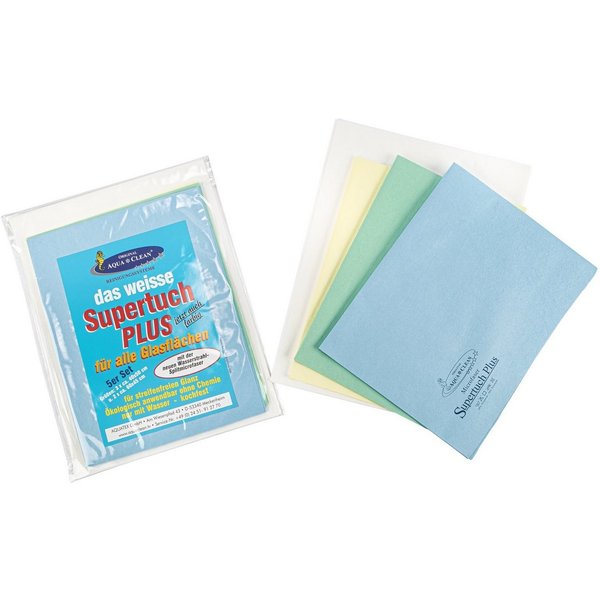 AQUA CLEAN Supertuch Plus 5er Set Mikrofasertuch
