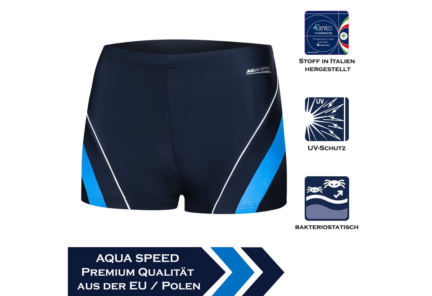 Aqua Speed Badehose Dennis Performance Schwimmhose chlorresistent Gray Green L (Performance Badepant für technische Feinarbeit im Training) Bleibt auch bei inte – Bild 2 von 5