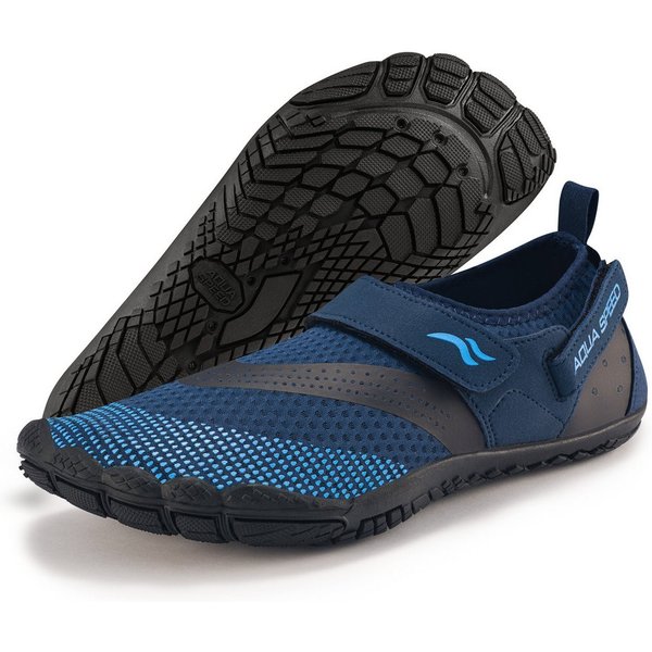 Aqua Speed Rutschfeste Wasserschuhe AGAMA Gr. 41 – Navy/Schwarz/Hellblau Wasserschuh (Aquaschuhe für Herren – weich, griffig & vielseitig einsetzbar) Vielseitig