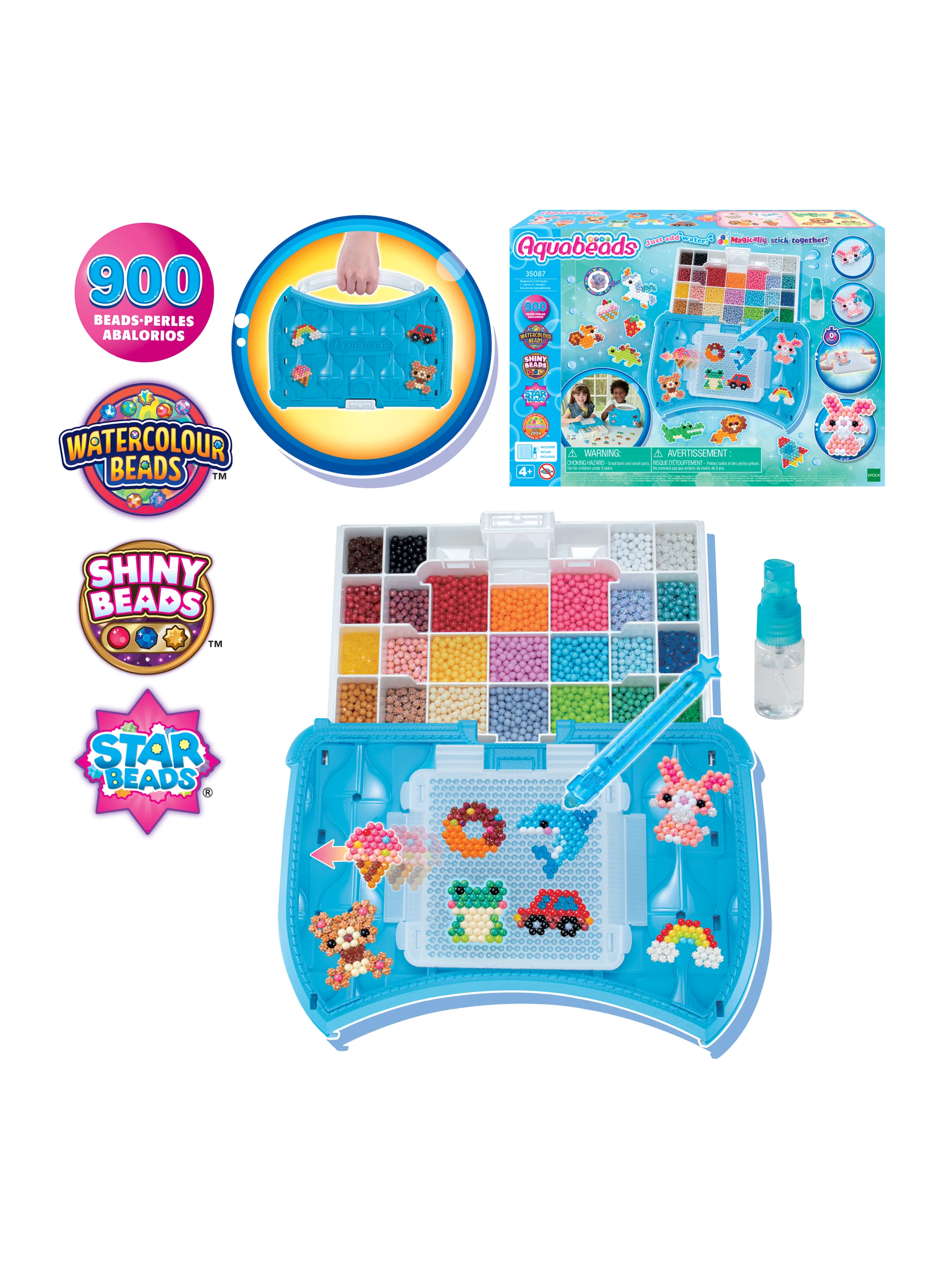 AQUABEADS Bastelstudio Starter Set, wasseraktivierend – Bild 3 von 4