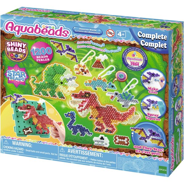 Aquabeads Kreativset Dinosaurier Bastelset
