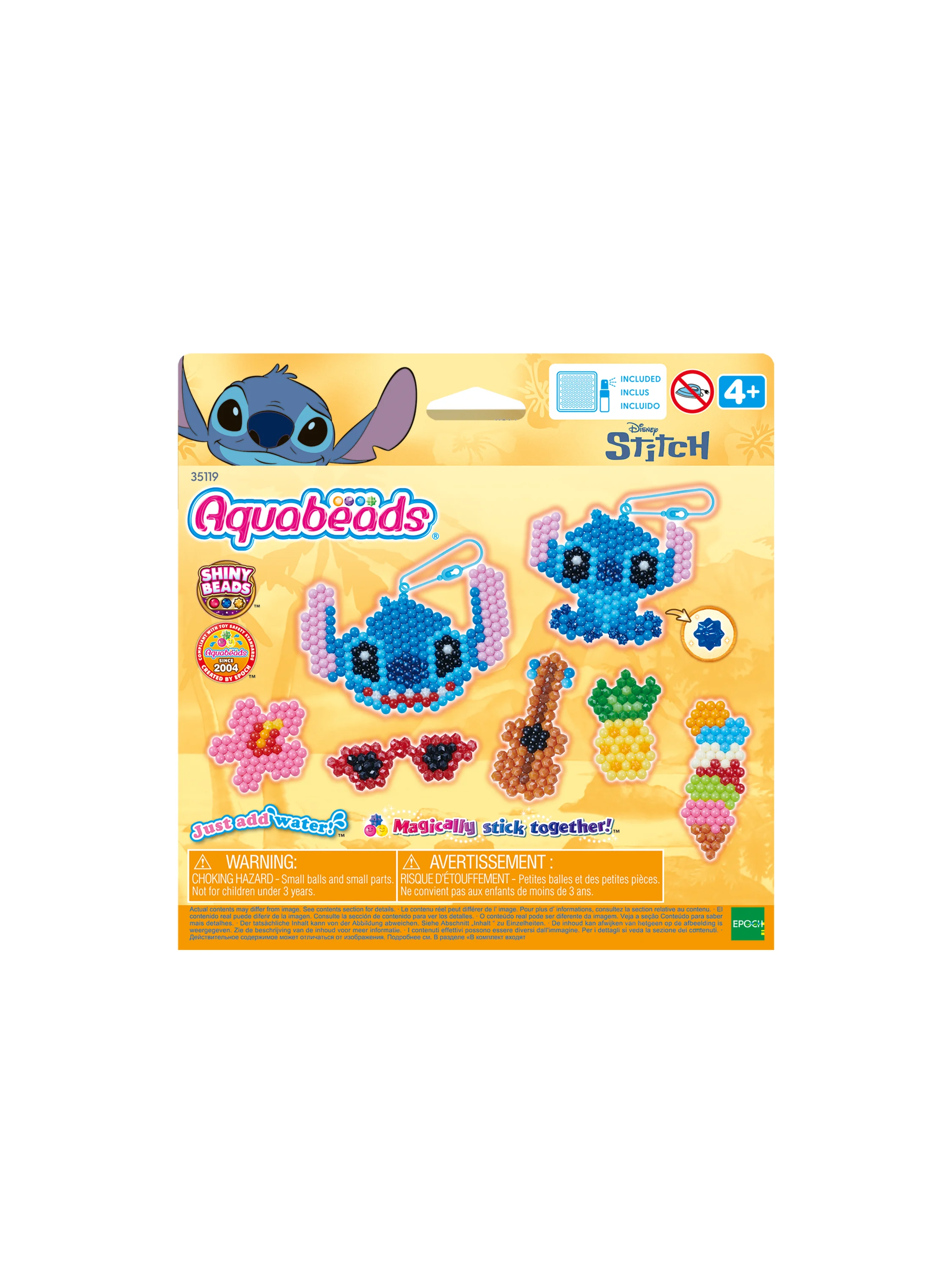 Aquabeads Kreativset Stitch, Schlüsselanhänger Bastelset – Bild 3 von 4