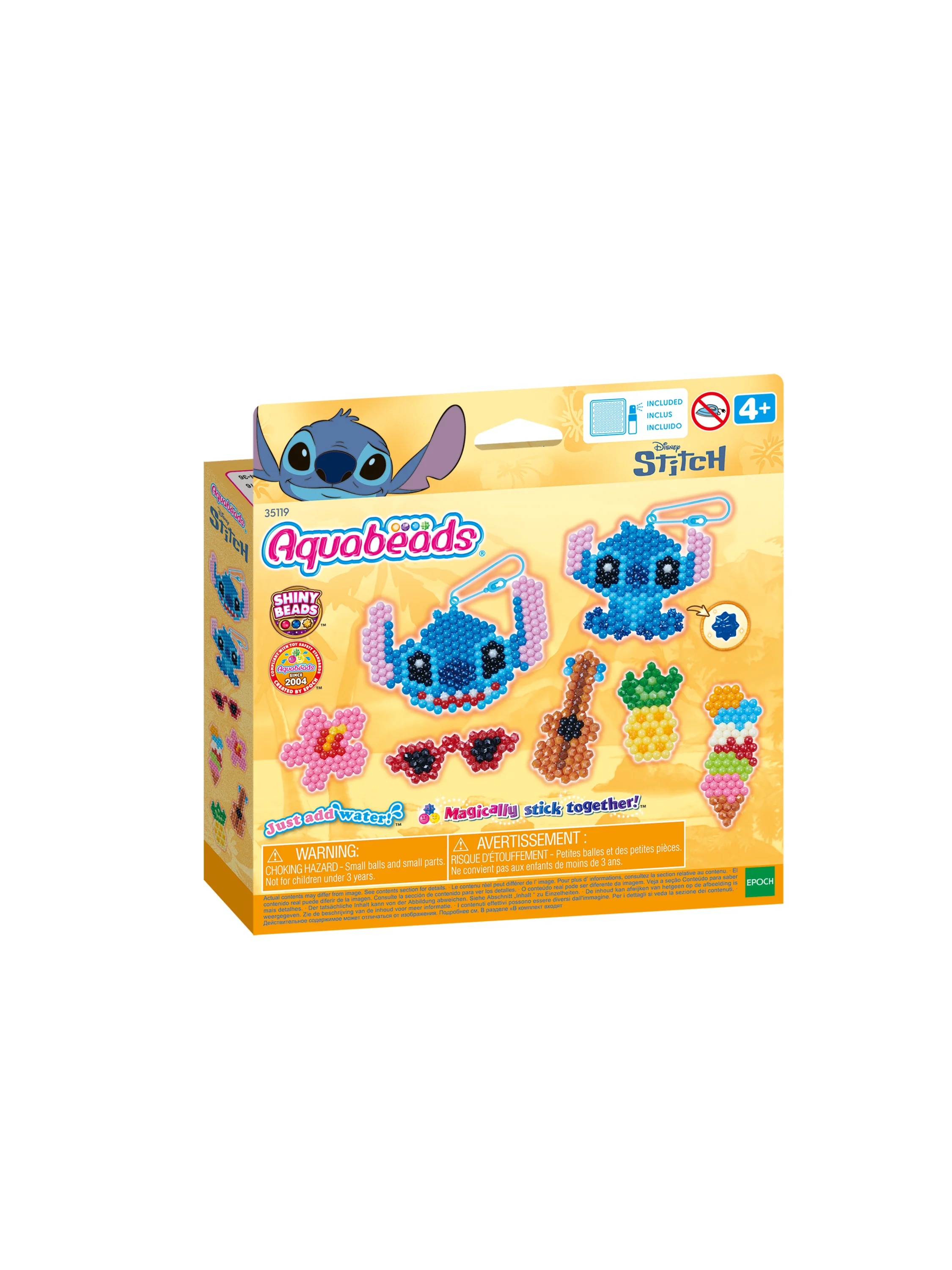 Aquabeads Kreativset Stitch, Schlüsselanhänger Bastelset – Bild 4 von 4