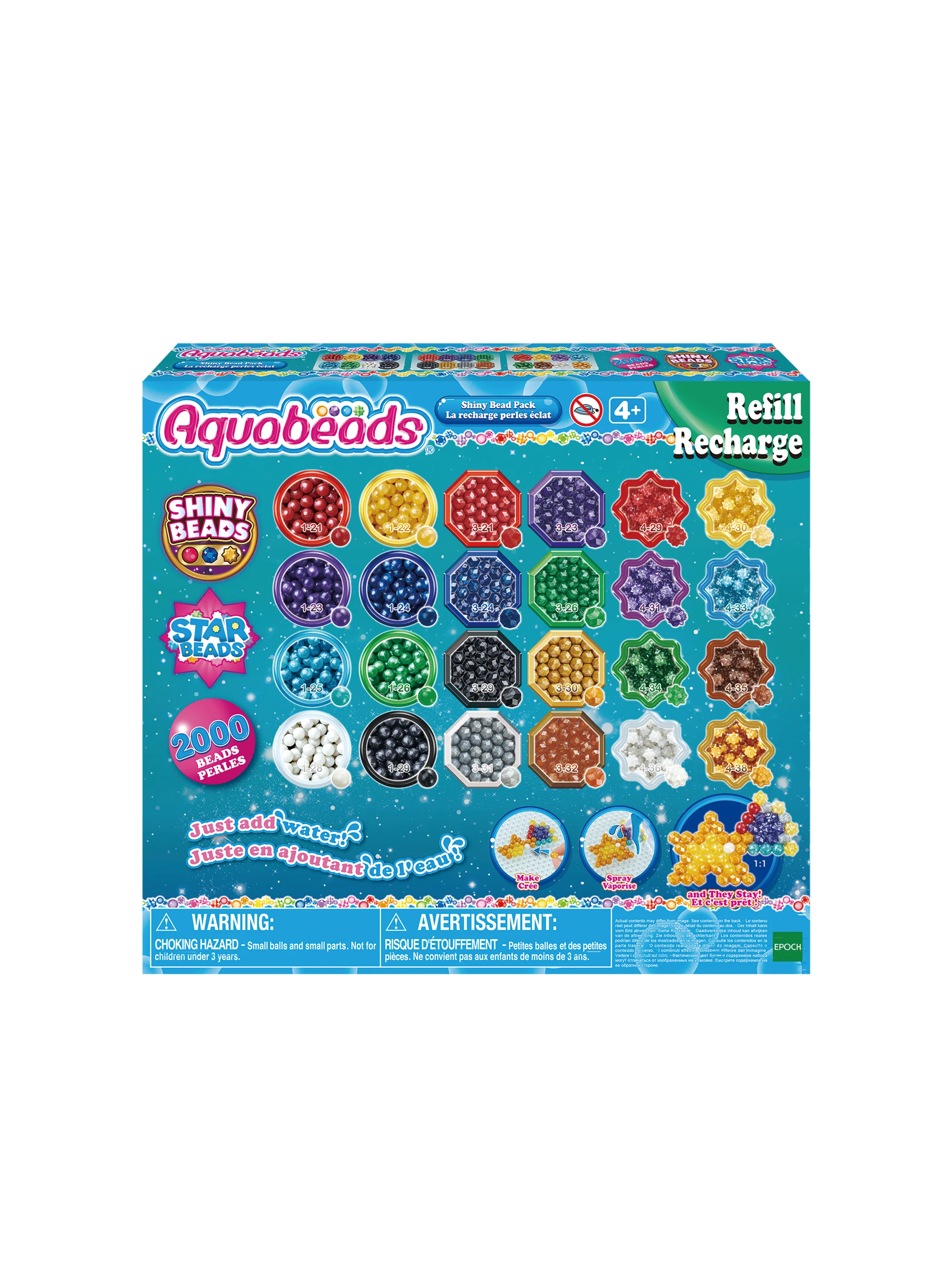AQUABEADS Perlmuttperlen Nachfüllpack, 2000 Stück – Bild 3 von 4
